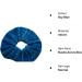 AADYA Pair of Extra Large (15CM) Velvet Hair SCRUNCHIES Elastic Scrunchy Hair BOBBLES (Sky Blue) Blue Sky - Buy Online on SooperMarket.com