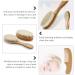 KALLORY Goat Healthcare Soft Hair Wood Bristles Comb - Children's Body Care Kit for Exfoliating and Massage - Buy Online on SooperMarket.com