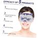PLAFOPE 1pc Blindfold Travel Eye Mask Eye Mask Cooling Eye Mask Eye Mask for Sleeping Eye Patches for Sleeping Eye Mask Eyepatch for Adult Eye Patches for Adults Light Canvas - Buy Online on SooperMarket.com