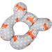 Baby Car Seat Travel Neck Pillow - Cute Fox Design | Infant Head Support Cushion for Pushchair, Stroller, Car Seat | Soft U-shaped Neck Rest Protector - Buy Online on SooperMarket.com