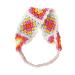 JSGHGDF Crochet Headband Hollow Kerchief with Stretchy Hair Rope Ethnic Flower Pattern Turban for Girls Photo Props White