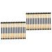 Healeved 30 Pcs Eye Shadow Brush Eyeshadow Make up Accessories Eye Shadow Mini Makeup Plastic