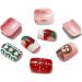 Brishow Christmas False Nails - Snow Press on Nails | Christmas Tree Stick on Nails | Antler Short Red Fake Nails - 24pcs for Women and Girls - Buy Online on SooperMarket.com