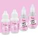 4 Bottles Glue Set-Invisible Bonding Glue for Lace Wig Closure Frontal with Lace Glue Remover (2PCS Wig Glue 1.28oz+2PCS Lace Glue Remover 1oz) White38ml+38ml+30ml+30ml