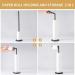 LAYUKI Free Standing Toilet Paper Holder in Matte Black Stainless Steel - Rustproof Bathroom Tissue Roll Stand - Buy Online on SooperMarket.com