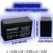 Buy PowerStar Tripp Lite RBC51 UPS Battery - High Rate 9AH 3 Year Warranty International Shipping Available - Buy Online on SooperMarket.com