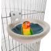 Bird Cage Nest Cotton Weave Hemp Rope Bird House Bed Hatching Nesting Box with 2 Fixing Screws Parrot Cage Hatching Nesting Box for Budgie Cockatiel Lovebird - Buy Online on SooperMarket.com