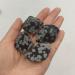 100g Bulk Natural Snowflake Obsidian Raw Stones Rough Quartz Crystal Gemstone Specimen Home Decoration FZUGEDRLI - Buy Online on SooperMarket.com