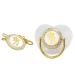 Buy Golden Silicone Baby Pacifier with Rhinestone Nipple - Perfect for Bathing | International Shipping - Buy Online on SooperMarket.com