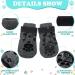 Anti Slip Dog Socks with Adjustable Strap for Indoor Traction Control - Black/Gray S (8 Pieces) - Buy Online on SooperMarket.com