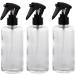 Buy Kosmetex 200ml Clear Glass Spray Bottles - 3-Pack with Atomizer | Empty Eco-Friendly Containers for DIY & Beauty - Buy Online on SooperMarket.com