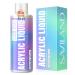 Saviland 8.12OZ Monomer Acrylic Nail Liquid Professional Acrylic Liquid Monomer for Acrylic Powder Non-Yellowing for Nail Extension & Carving Suitable for DIY French Nails Salon Use 8 Ounce