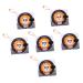 Upkoch 6st fabric book learning toys for children Early education toys children's stuff Book Playosmo toy for toddlers toys textbook for children baby books Hand account peach skin