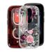 KJYFOANI Phone Case for Unihertz Jelly Star (3.00") Shockproof Bumper Soft Cover Shell Ultra-Slim Stylish X Anti-Yellowing Protection Case for Unihertz Jelly Star for Women/Girl - Rose Flower