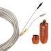 Coherny Bicycle Internal Cable Routing Tool for Bicycle Frame Shift Hydraulic Wire Shifter Inner Cable Guide Install Cycling Accessories Orange