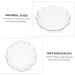 1pc Kitchen Stylish Delicate Irregular Salad Bowl Creative Fruit Glass Transparent - Buy Online on SooperMarket.com