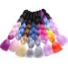 Buy Tess Braids Extensions 60cm - 3 Pack Jumbo Kanecalon Ombre Braids for Box Braids - 100g/bundle Orange/Green/Pink Hair Extensions - Buy Online on SooperMarket.com