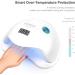 SUNUV 48W UV LED Nail Lamp for Gel Polish Manicure and Pedicure - Professional Dryer with Sensor and 4 Timers - Valentine Gift for Girls Women - Buy Online on SooperMarket.com