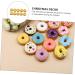 Uonlytech 20 Pcs Donut Decoration Blush Decor Bling Decor Lovely Ornament Child Accessories Earth Tones - Buy Online on SooperMarket.com