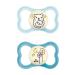 Mam Air Night Silicon Schnuller in the 2 Set tooth-friendly and bright baby pacifier extra light and airy thyroid design with pacifier box 16+ months bear / trees Bear / Trees 16+ / Silicon / Night