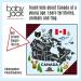 Baby Jack & Co 8x8 Learning Lovey Canada Tag Toy for Babies | Crinkle Toy | Soft & Safe | Learn Canada Facts | Ideal Baby Gift BPA Free - Buy Online on SooperMarket.com