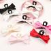 JSGHGDF Cute Sweet Hair Clip Simple Ribbon -style Bunches Sweet Balletcore Style Red on black - Buy Online on SooperMarket.com