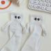 3D Doll Couple Socks - Funny Magnetic Suction Novelty Socks for Couples - Black & White - 1 Pair - Buy Online on SooperMarket.com