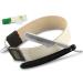 Razor set Solingen strop grinding paste and razor with gold etching BRAND by InstrumenteNrw based in Germany