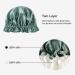 ZIMASILK 100% Mulberry Silk Bonnet for Women Hair Care - Double Layered Silk Hair Wrap for Sleeping - Elastic Stay On Head - Greyish Green/Ivory - One Size (Lightblue) - Buy Online on SooperMarket.com