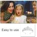Tiara Crown Crystal Rhinestone Bridal Princess Headband with Comb for Women Bridal Party Wedding Birthdays Anniversaries - Buy Online on SooperMarket.com