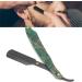 Foldable Manual Razor - Professional Straight Edge Razor with Acrylic Handle Stainless Steel Portable & Safe for Home Salon & Hairdresser - Buy Online on SooperMarket.com
