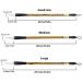 Huakaile Chinese Writing Brushes Set with Bamboo Holder - Traditional Calligraphy and Painting Ink Brushes (Large, Medium, Small) - Buy Online on SooperMarket.com