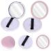 Healeved 2pcs Dispensing Empty Toner Cosmetic Pot Finish Powder Jar Loose Powder Compact Glass - Buy Online on SooperMarket.com