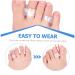 Silicone Gel Thumb Spica Splint Set | Orthopedic Bunion Nursing Clip Board | Foot Separator for Men and Women - 4 Pairs - Buy Online on SooperMarket.com