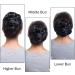 Dark Brown Updo Hairpiece Scrunchie 35g | Ribbon Ponytail Extensions Wavy Curly Messy Bun Chignon | Hair Piece for Stylish Looks - Buy Online on SooperMarket.com