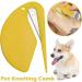 Pet Knotting Comb 2024 New De Knotting Comb for Dog and Cat Pet Dog Shedding Brush Puppy Kitten Brush Hair Removal Tool Knotting Comb Pet Grooming Tool Tangle Remover Leaf-Black Onesize - Buy Online on SooperMarket.com
