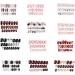 Dajidafu 1 Set No Glue Nails Medium Length Files Square Style Matte Stick Full Cover Art Decals Beauty Tool DIY Decorations Five - Buy Online on SooperMarket.com
