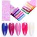 10 Rolls Nail Foil Nail Transfer Foil Holographic Nail Art Foil Decals for Nails Fingernail Stickers - Buy Online on SooperMarket.com