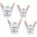 Homoyoyo 8 Pcs Tin Bucket Metal Flower Bucket The Office Desk Decor Galvanized Metal Vase French Country Pitcher Desk Waste Basket Metal Tin Plating Iron Flower Arrangement 13X12cmx2pcs Assorted Colorx2pcs - Buy Online on SooperMarket.com