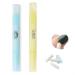 2x nail type distance pens with cotton head manicure corrector pen diy pens nail polish correction pen 6 interchangeable replacement tips for manicuer nail