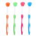 HERCHR Tongue Cleaner Tongue Scraper Bad Breath Eliminator Plastic Tongue Scraper Portable Tongue Brush for Travel
