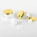 Zeoabsy 4-Pack 5ml Transparent Acrylic Diamond-Shaped Jars with Gold Screw Caps Perfect for Creams Lotions Nail Art & Lip Balm - Buy Online on SooperMarket.com