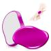 hoyesch Crystal Hair Eraser for Women and Men, Reusable Crystal Hair Remover Magic Painless Exfoliation Hair Removal Tool, Magic Hair Eraser for Back Arms Legs (Purple)