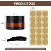 15 Stk 20ml Amber Glass Cream Cans Empty Canisters for Easy Filling | International Shipping Available - Buy Online on SooperMarket.com