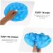 MAGICLULU 2 Pcs 18 Lollipop Mold Cake Trays Silicone Candy Molds 18-Hole Silicone Lollipop Cake Mold Silicone Mould Soap Molds Silicone Molds Cake Maker Baking Supplies Silica Gel Round Bluex2pcs 25X25X4cmx2pcs - Buy Online on SooperMarket.com
