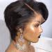 6 Inch 1B Human Hair Pixie Cut Wig for Black Women - Bilisar Short Pixie Wig - Buy Online on SooperMarket.com