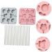 MAGICLULU 1 Set Lollipop Mold Silicone Molds Silicone Baking Molds Chocolate Baking Mold Child Square Tool - Buy Online on SooperMarket.com