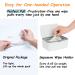 Wipes Dispenser & Refillable Holder for Baby & Adult - Seposeve Grey Wipe Container - Easy One-Handed Operation, Non-Slip Design - Keeps Wipes Fresh - Easy Open/Close Pouch Case - Buy Online on SooperMarket.com