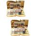 Angoily 2pcs Colorful # With Glitter Flash Brush Colors & Makeup Eyeshadow Shadow Mirror Eye - Buy Online on SooperMarket.com