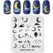 Alexnailart Stainless Steel Nail Stamping Template - Manicure Nail Art DIY Decoration NA042 - Buy Online on SooperMarket.com